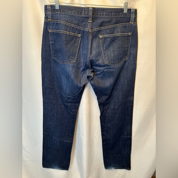 J Brand Kane Jeans Men’s 36x34 Raw Denim Blue Slim Straight Fit 100% Cotton - Picture 6 of 8